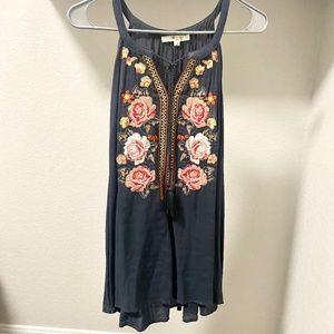 Flora Embroidered Tank